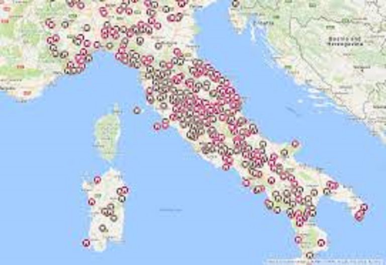 mAPPA BORGHI ITALIANI