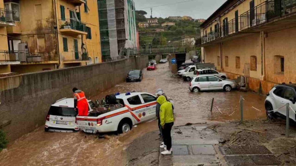 Maltempo all'Elba foto della protezione civile di Rio Marina
