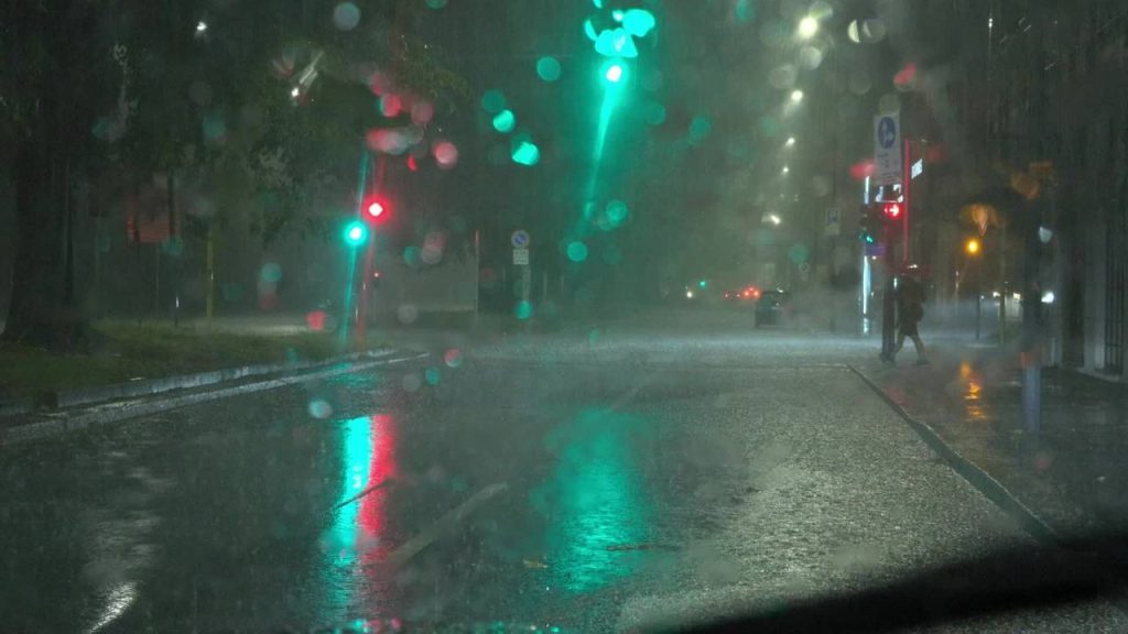 pioggia notte