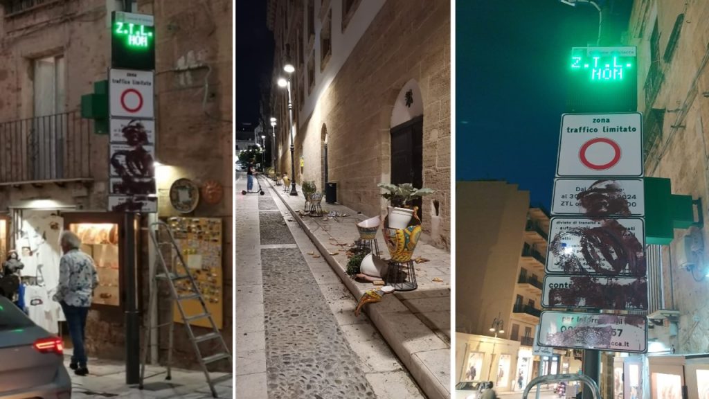 vandalismo centro storico 2024