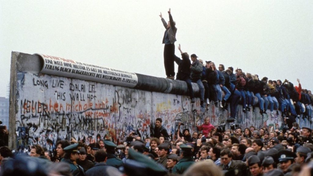 Opening Of The Berlin Wall In Berlin In 1989