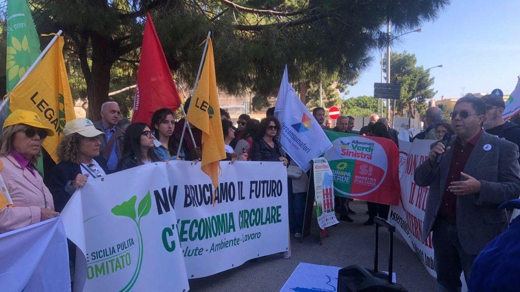 inceeneritori manifestazione palermo 2024