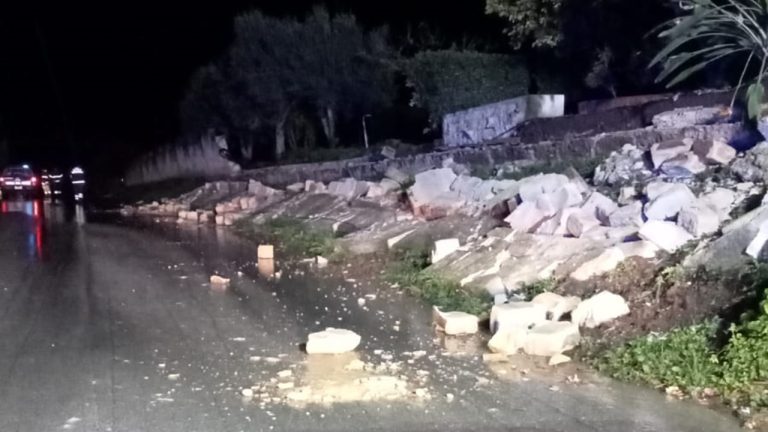 raganella muro crollato 2024