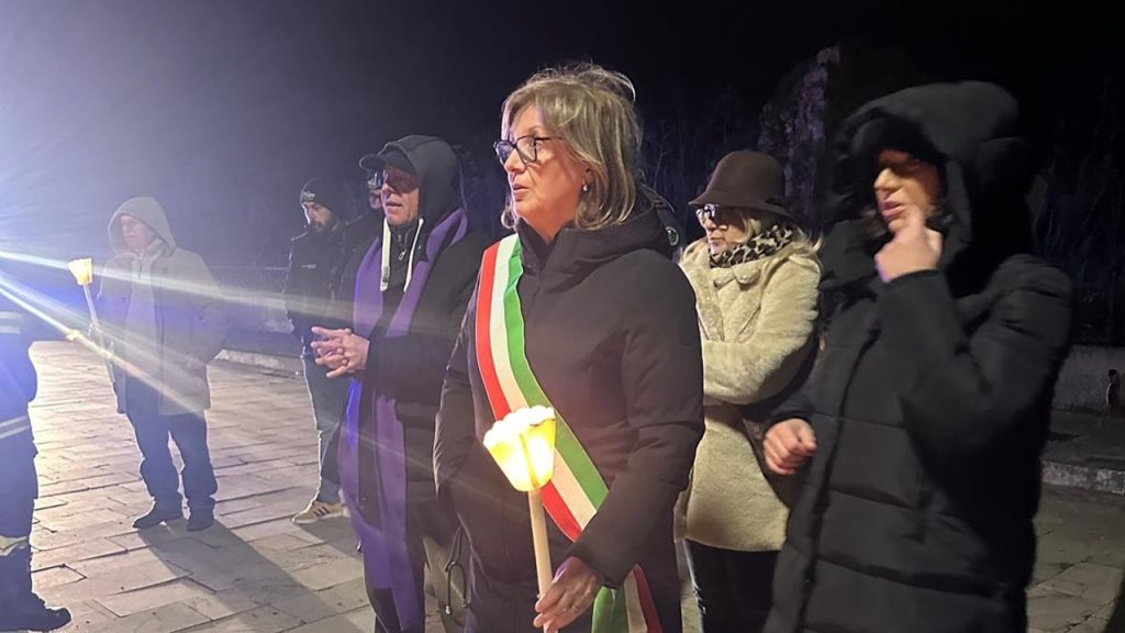 fiaccolata montevago 2025