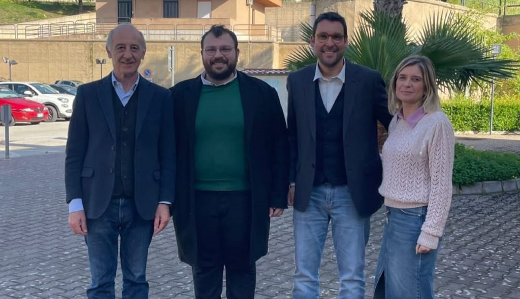 incontro assessori di paola e dimino con direttore fondazione agrigento capitale di cultura albergoni