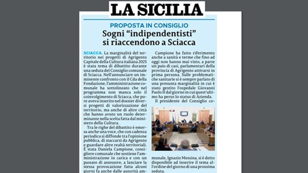 la sicilia provincia 2025