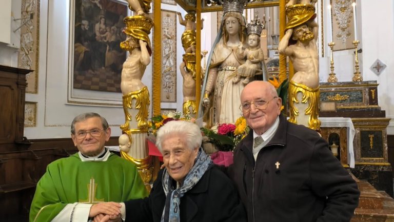 maria scicolone 1001 anni con padre marciante 2025