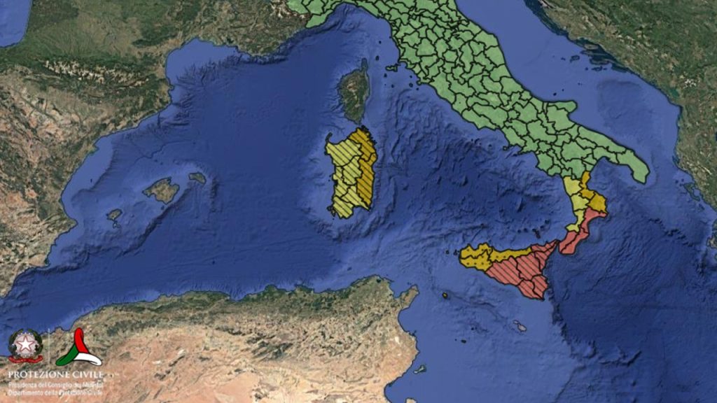 protezione civile allerta 17-01-25