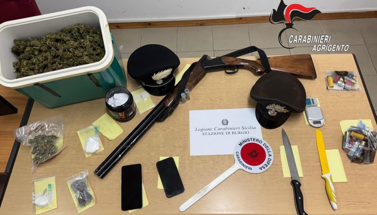 Carabinieri sequestro Burgio