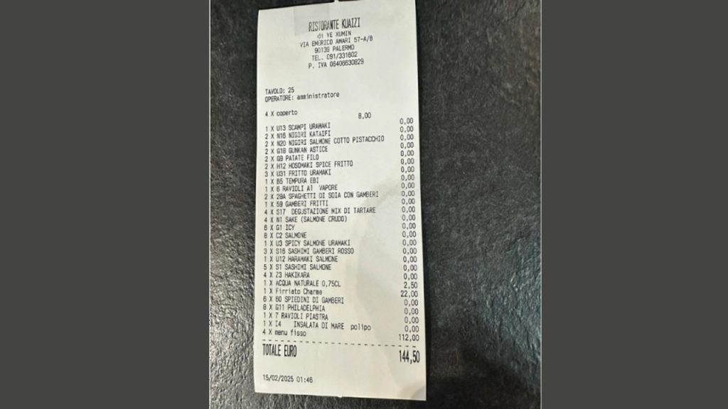 kuaizi scontrino 2025