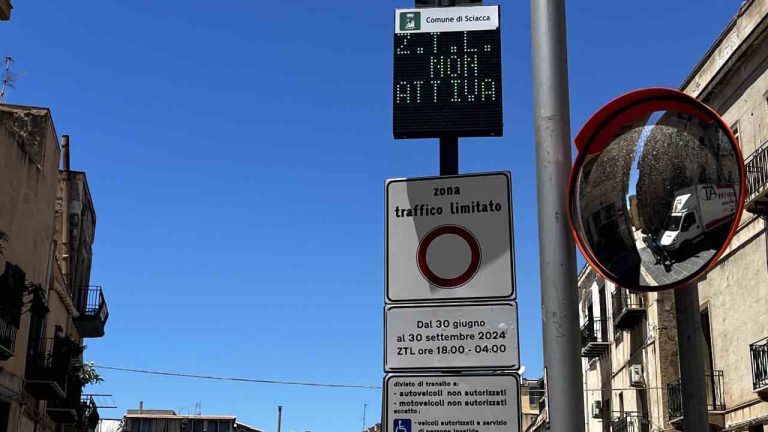 ztl sciacca non attiva