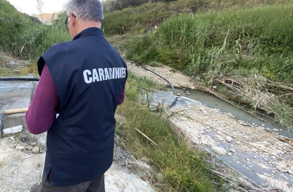 Fiume Palma indagini carabinieri