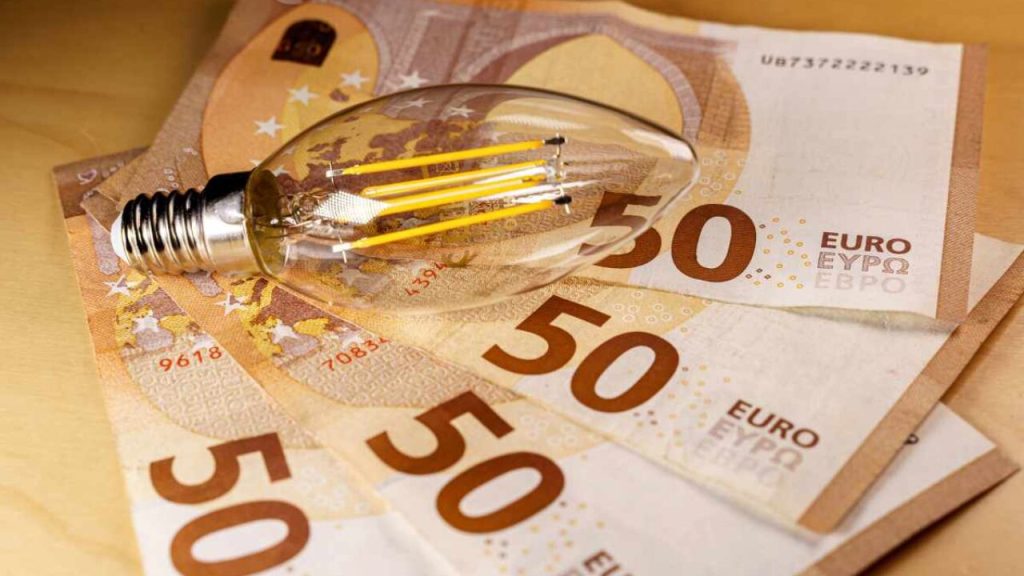 euro con lampadina