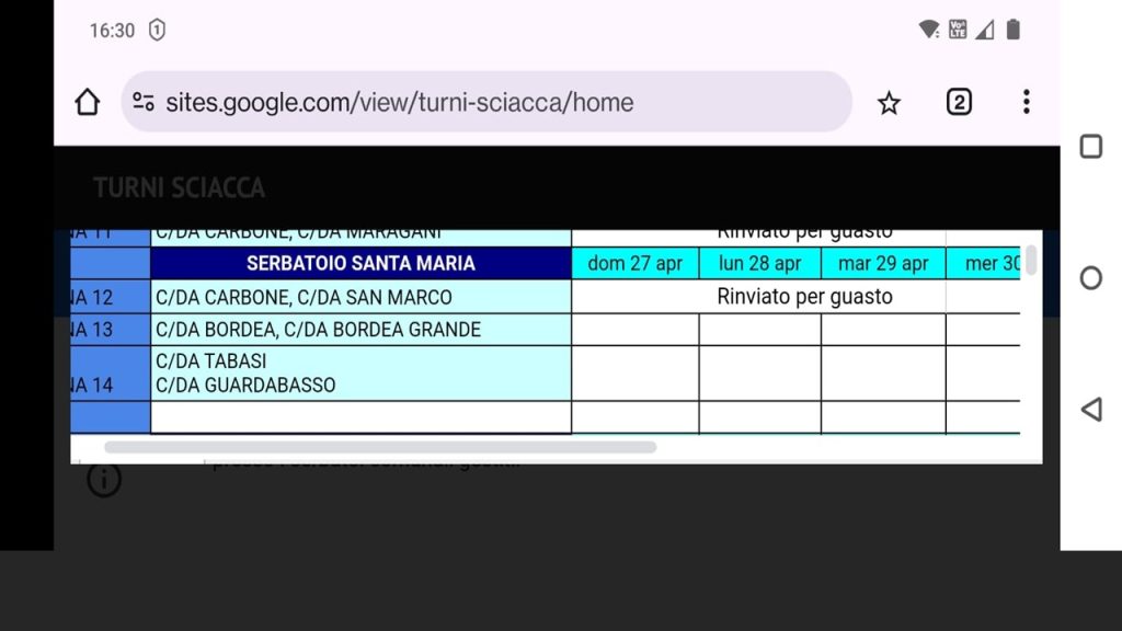 turni aica san marco 04-25