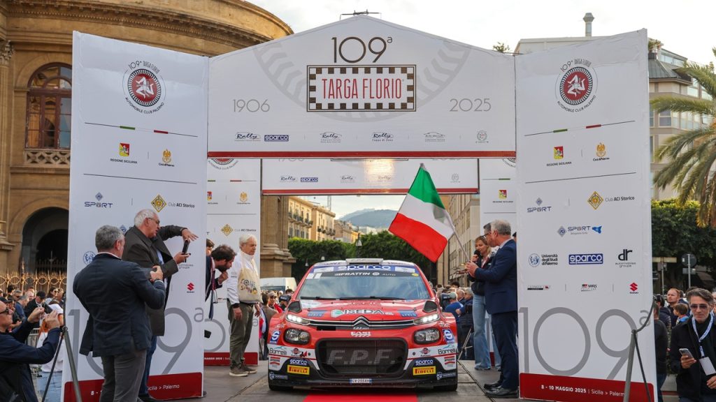 targa florio 2025 partenza