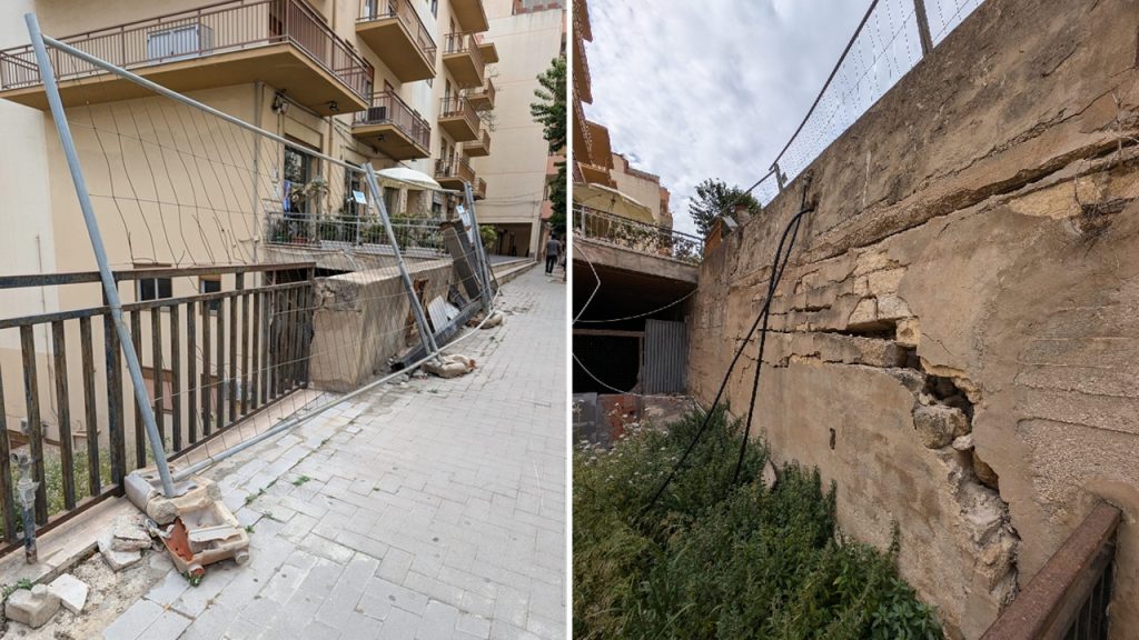 via cappuccini transenna pericolo 2025