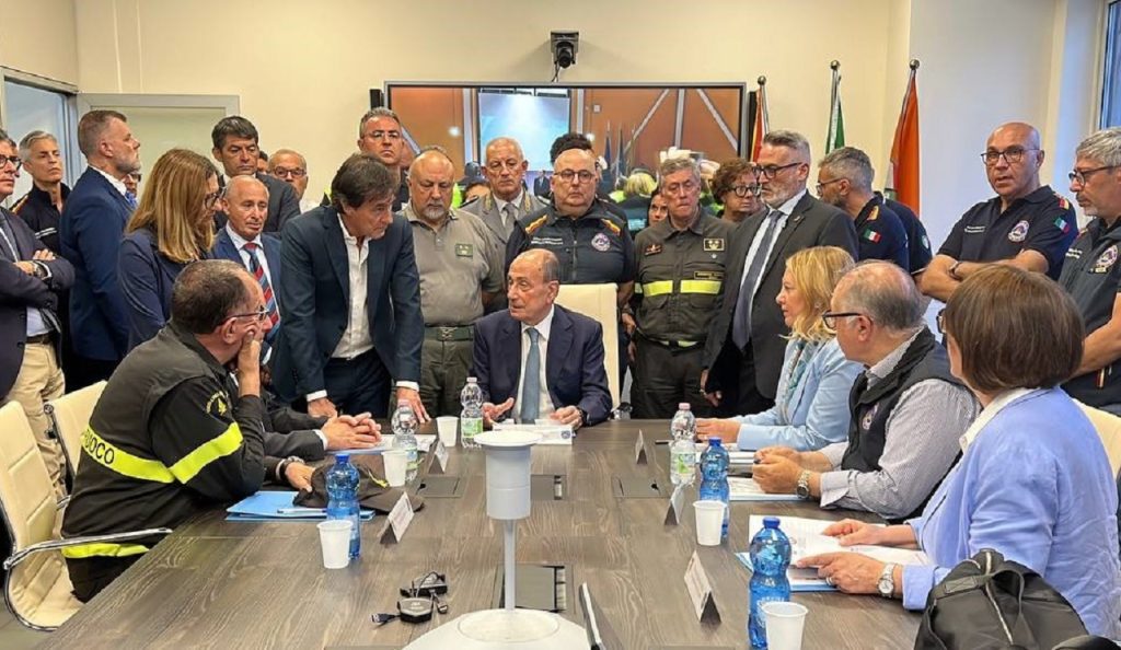 INAUGURAZIONE SALA INCENDI REGIONE