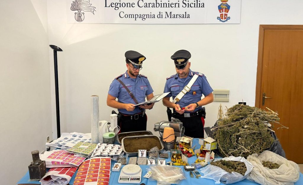 Carabinieri Marsala perquisizione
