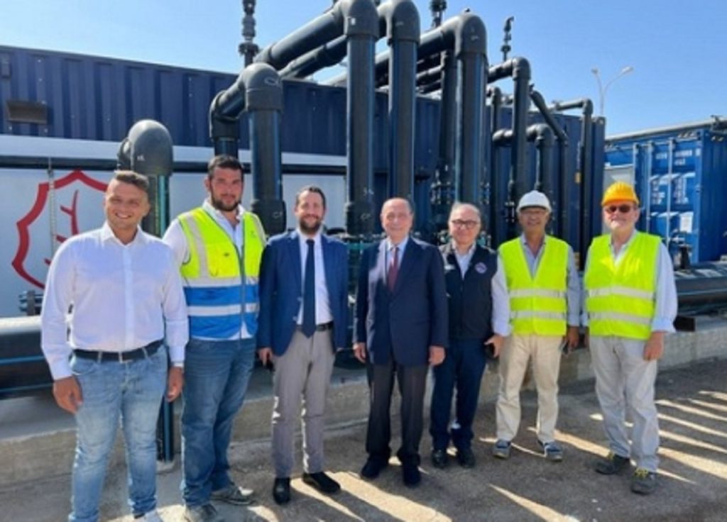 Schifani in visita dissalatore Porto Empedocle