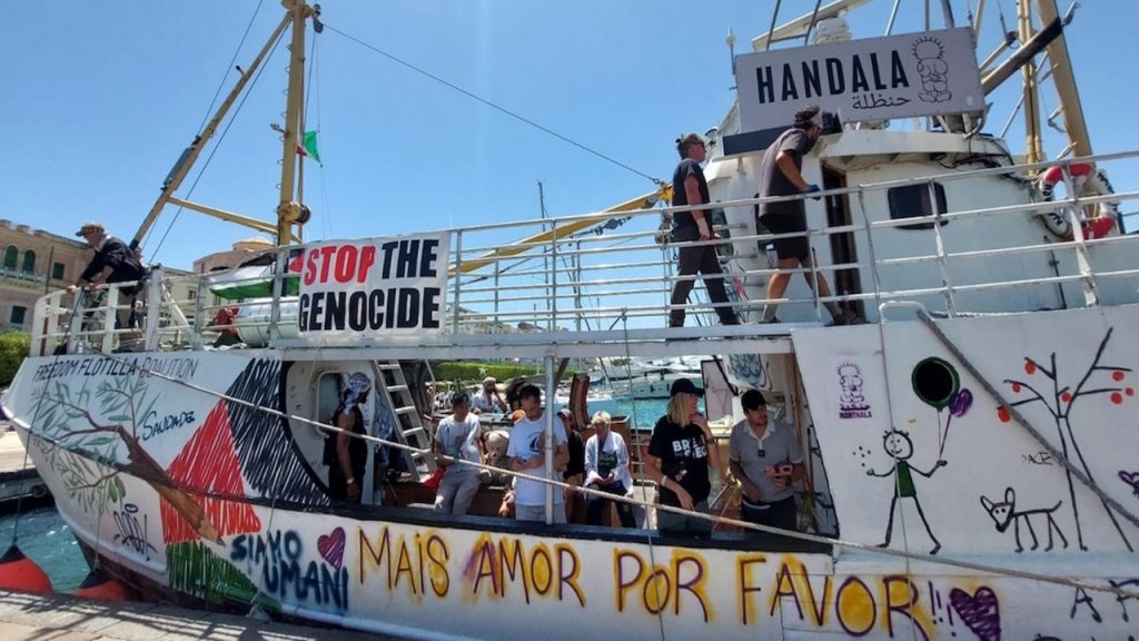 Parte da Siracusa verso Gaza una nuova nave di Freedom Flotilla