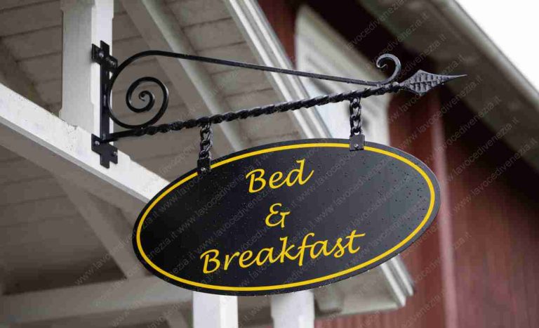 Skelleftea, Sweden A sign for a Bed and Breakfast