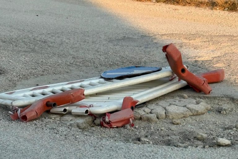 Transenne cadute via Allende