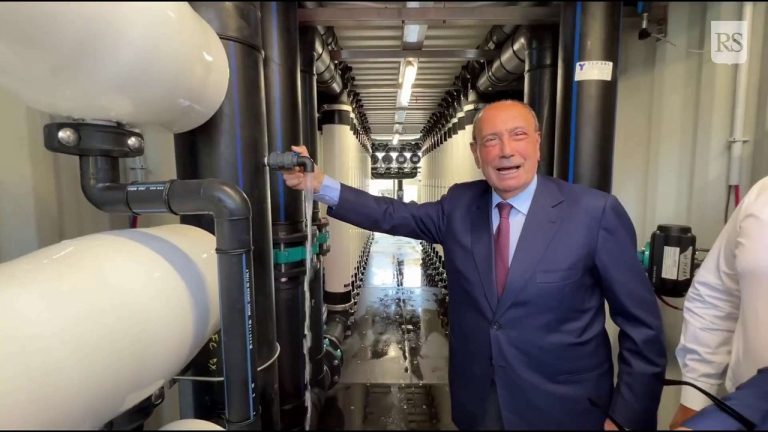 schifani dissalatore 2025