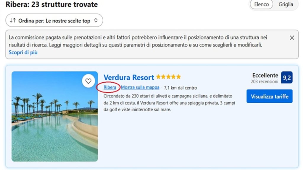 verdura booking 2025 home