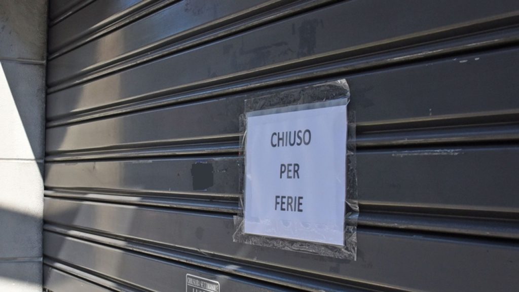 chiuso ferie saracinesca