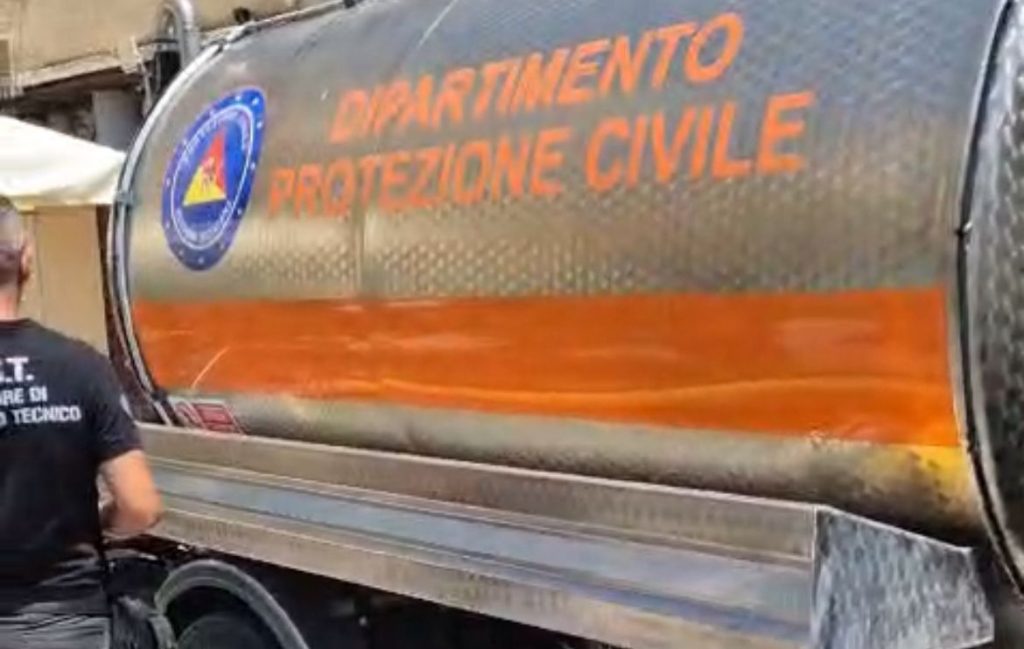 autobotte protezione civile sciacca 2025