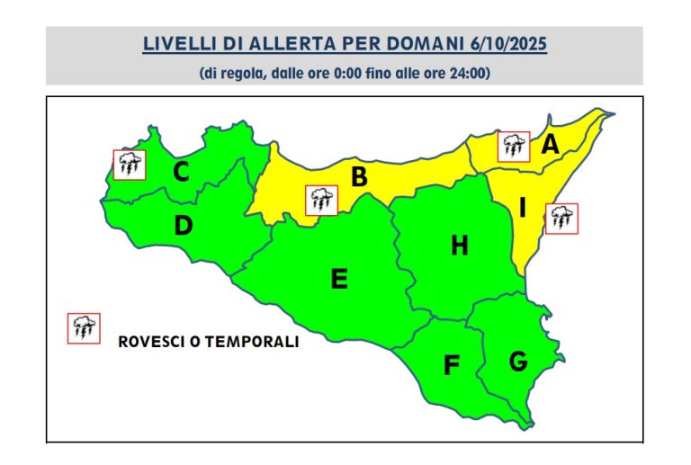 bollettino protezione civile 6-10-25