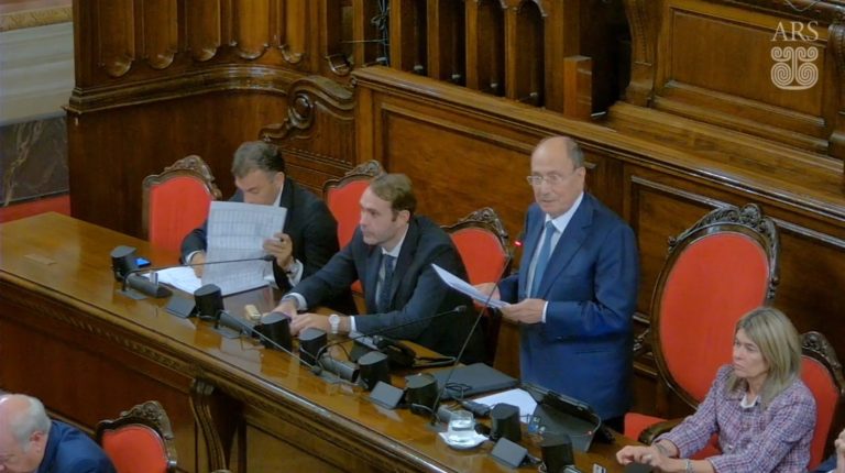 Presidente Schifani all'Ars
