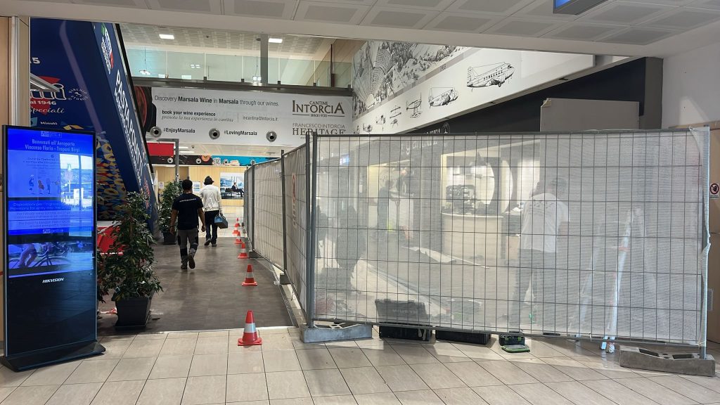 aeroporto trapani lavori 2025