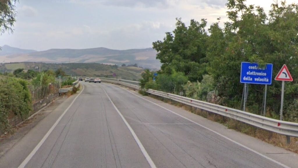 Palermo Sciacca all'altezza di San Giuseppe Jato