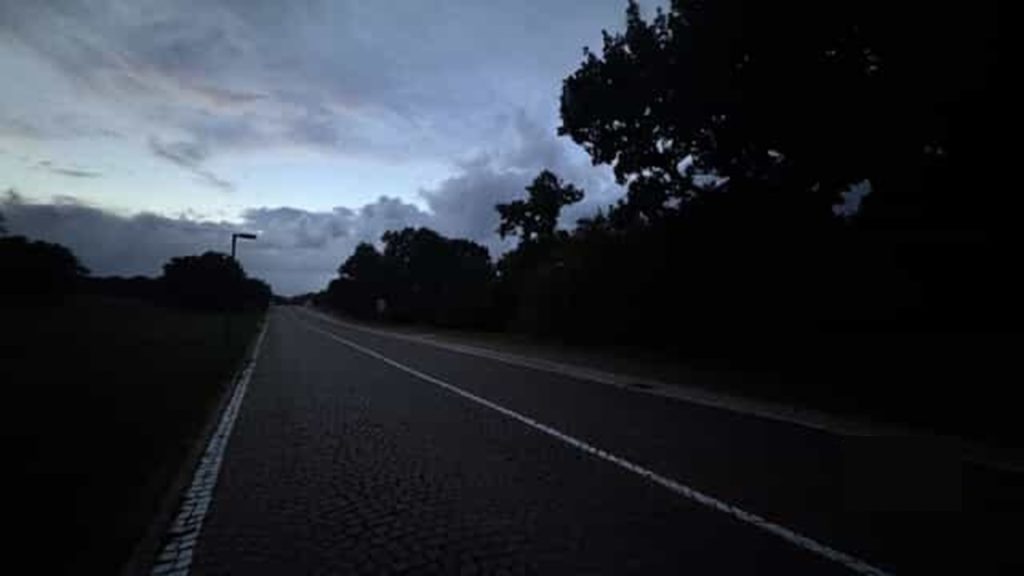 Illuminazione pubblica assente