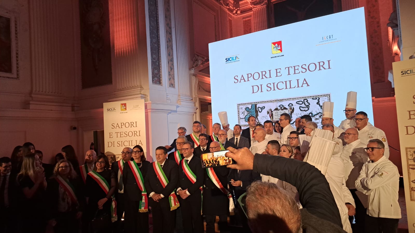 Presente anche il sindaco di Menfi Vito Clemente protagonista lo scorso ottobre nell’ambito della manifestazione...