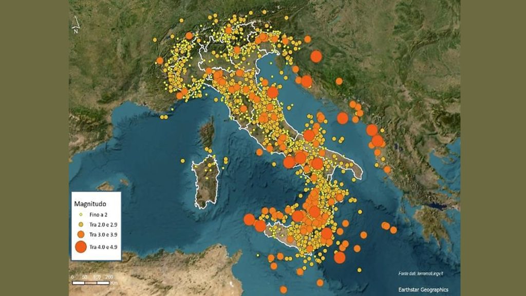 mappa simicità italia 2025