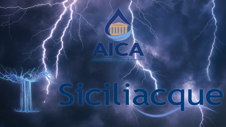 siciliacque aica grafica con fulmini