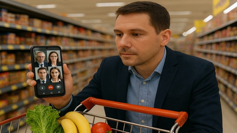smart working al supermercato