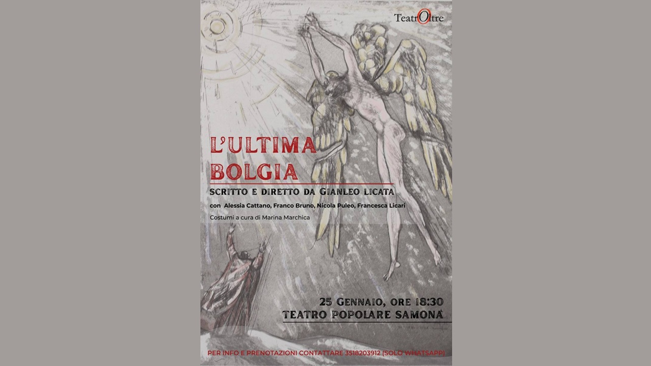 La compagnia TeatrOltre presenta una rilettura audace e visionaria della Commedia: simboli infernali, tensioni morali...