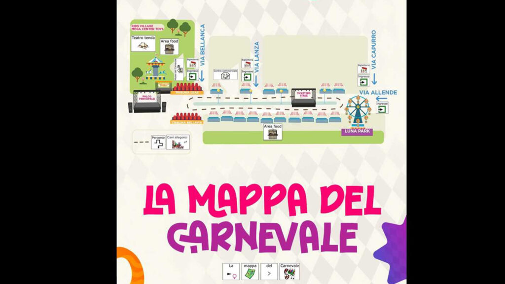 mappa carnevale