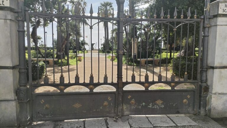 villa comunale chiusa 2026