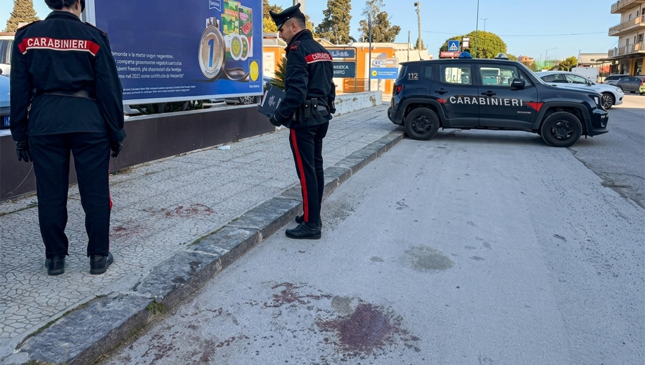 Carabinieri Favara accoltellamento