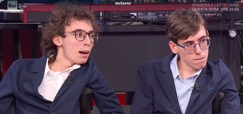 Gemelli capizzo rai due 2026