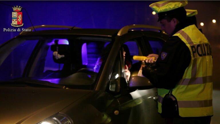polizia tasso alcolemico