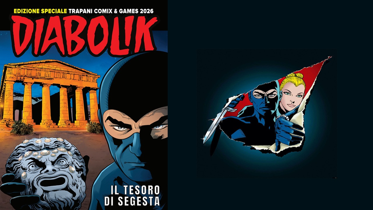 Diabolik arriva a Segesta: un albo speciale celebra templi e parco archeologico