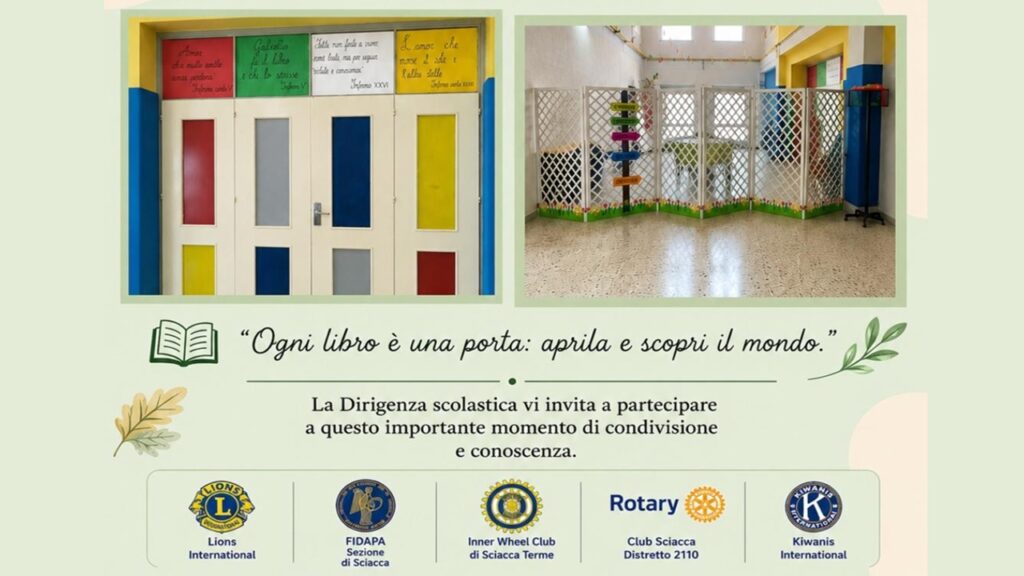 locandina inaugurazione biblioteca caa 2026