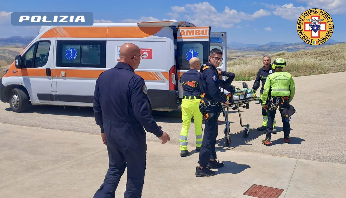 Escursionista colto da malore sul Monte Cammarata: intervento congiunto CNSAS–Polizia di Stato