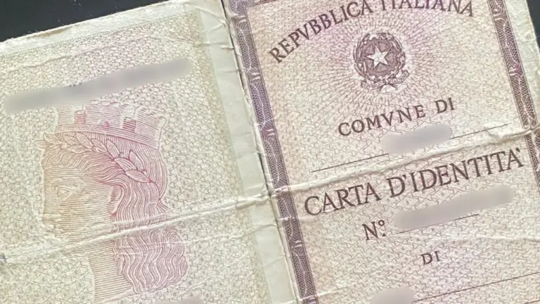 carta identità cartacea