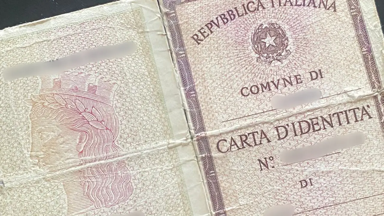 carta identità cartacea